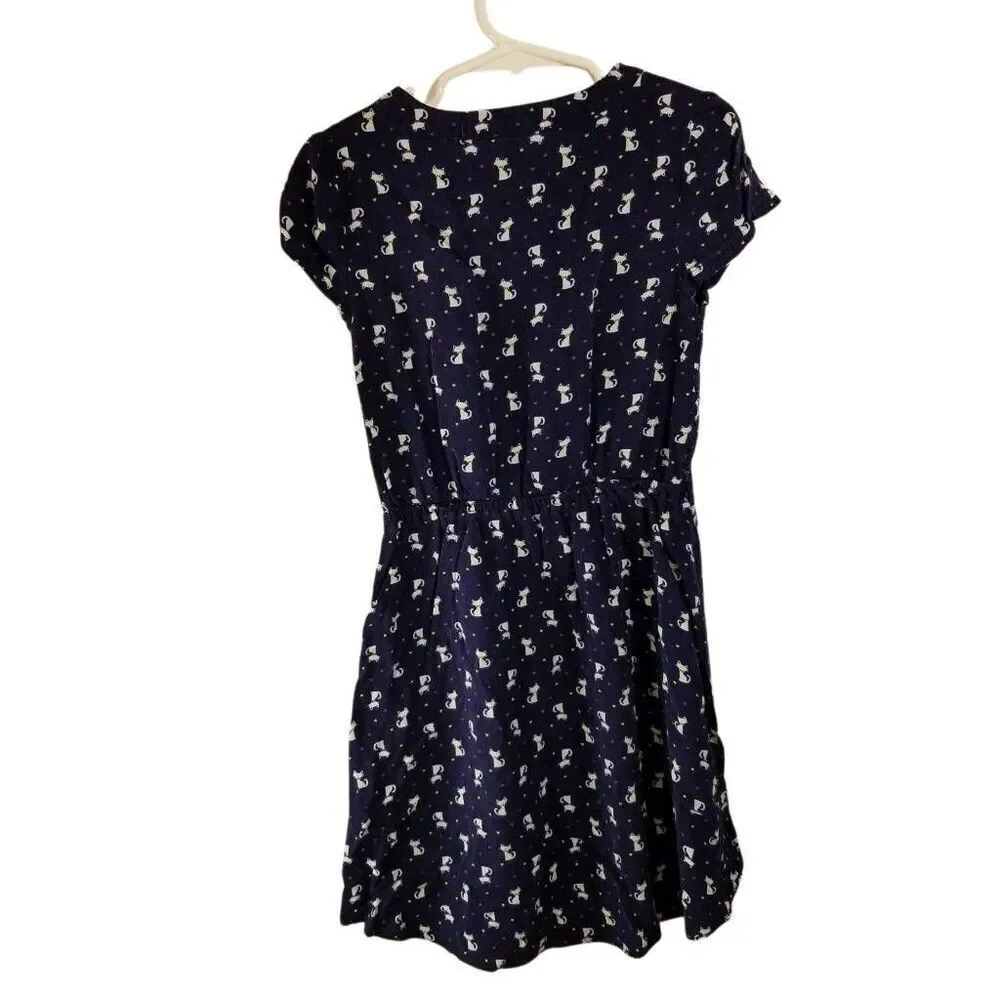 Children's place cat dress 4